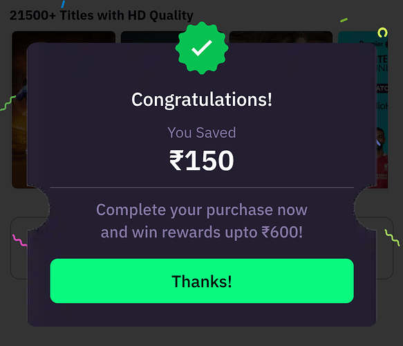 OTTPlay 50% Off Offer