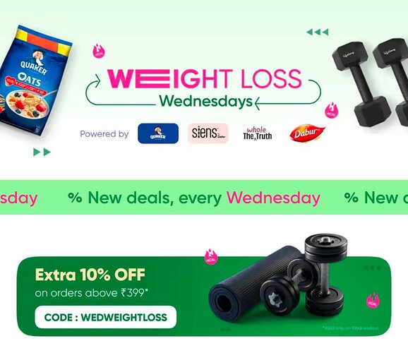 Swiggy Instamart Weight Loss Wednesday Offer