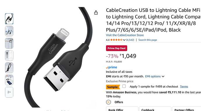 CableCreation Product Details