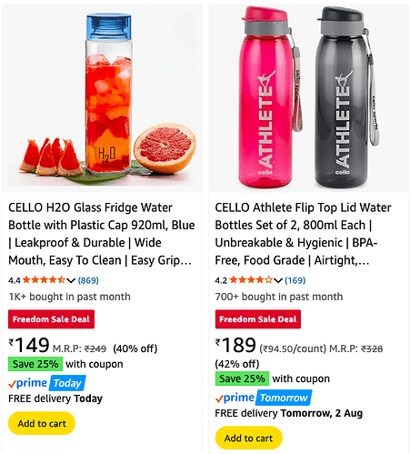 Cello Kitchen Products Offer