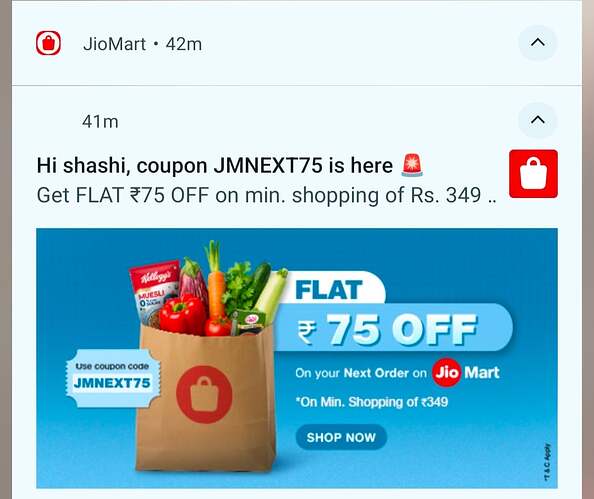 JioMart Discount Offer