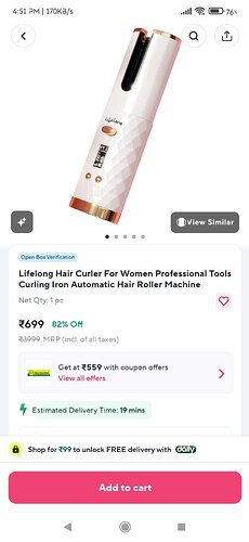 Lifelong Automatic Hair Curler