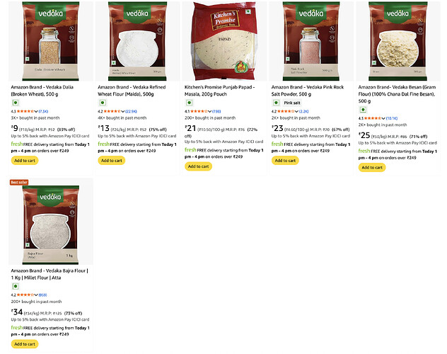 Vedaka Grocery Deals