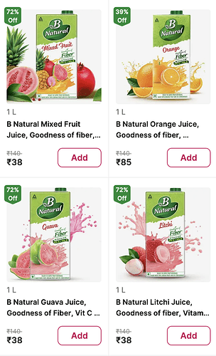 Flipkart Minutes B Natural Juices & NutroVally Flax Seeds Offer