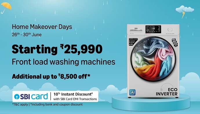 Home Makeover Days Washing Machines