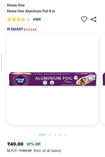 Home One Aluminium Foil