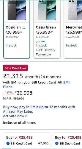 OnePlus Nord 4 SBI Offer