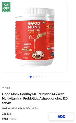 Good Monk Nutrition Mix Offer