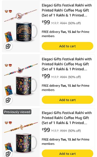 Rakhi with Printed Coffee Mug Gift Combo