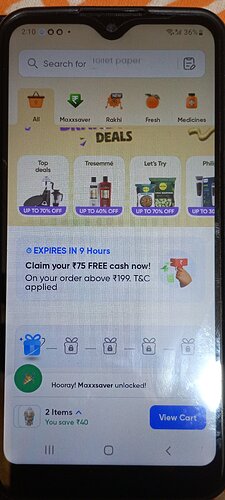 Swiggy Instamart ₹75 Off Offer