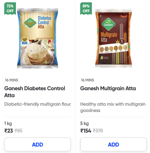 Ganesh Atta Deal on Swiggy Instamart