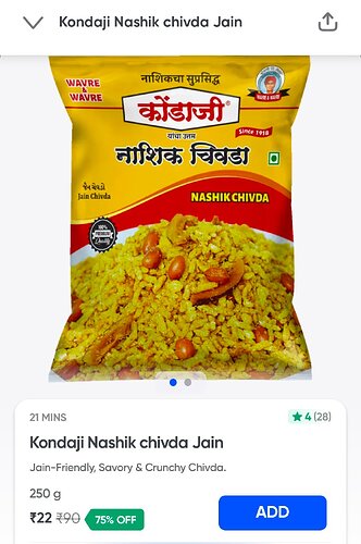 Kondaji Nashik Jain Chivda