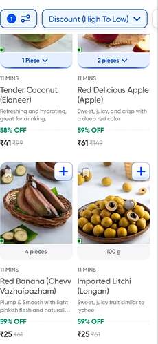 Swiggy Instamart Vegetable Offer
