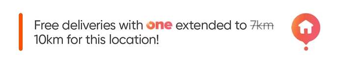 Swiggy One 10km Free Delivery Extended Range