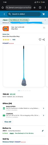 Home One Round Dori Mop