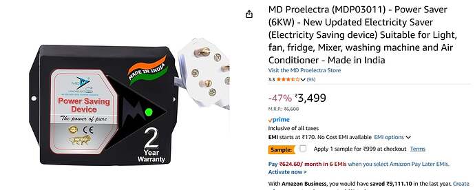 MD Proelectra Power Saver