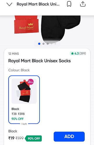 Royal Mart Unisex Socks Deal Image