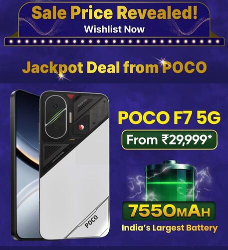 POCO F7 5G Cyber Silver Edition