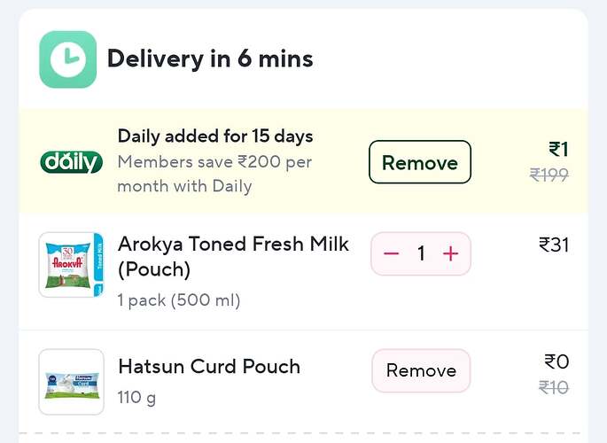 Free Hatsun Curd Offer
