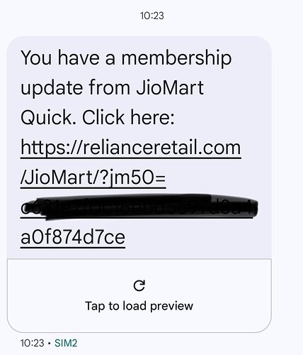 JioMart Discount Details Screenshot