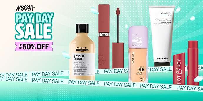 Nykaa Pay Day Sale Banner