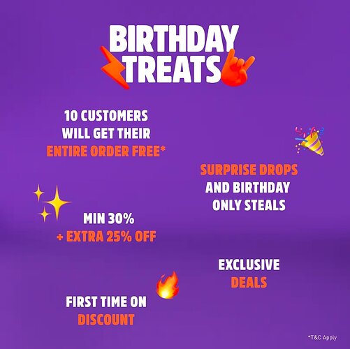 Puma Birthday Bash Offer Banner 3