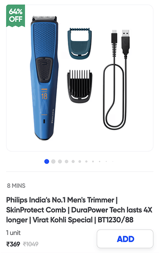 Philips BT1230/88 Trimmer