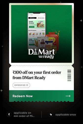 DMART Ready Offer