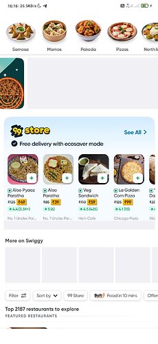 Swiggy 99 Store Offer
