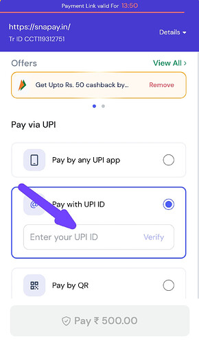 Cashback Offer