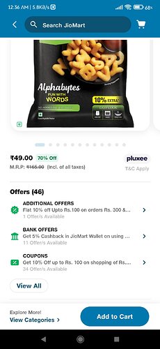 ITC Master Chef Alphabytes 495g Deal on JioMart