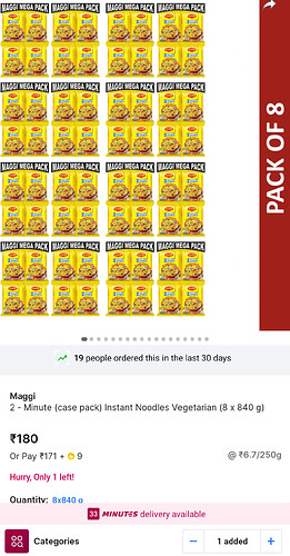Maggi Noodles Case Pack Deal