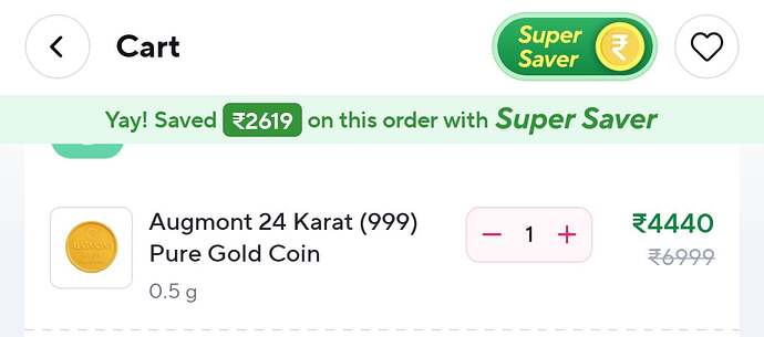 Augmont 0.5g Gold Coin