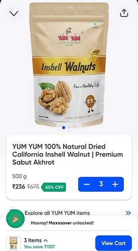 Yum Yum California Inshell Walnuts