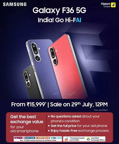 Samsung Galaxy F36 5G Launch Offer