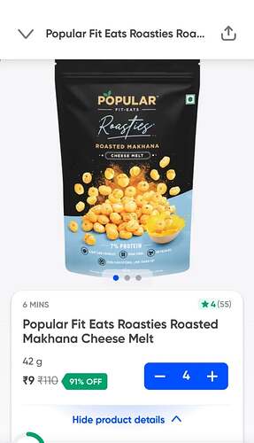 Popular Fit Eats Roasted Makhana