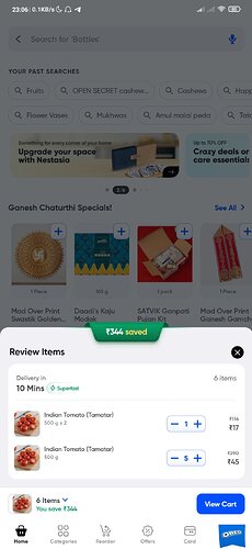 Swiggy Instamart Tomatoes Deal