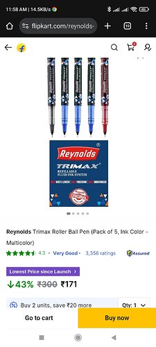 Reynolds Trimax Pens Deal