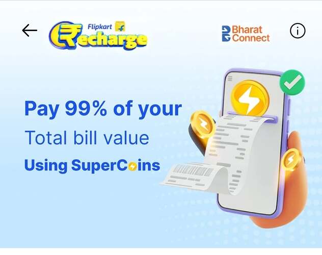 Flipkart SuperCoins Bill Payment