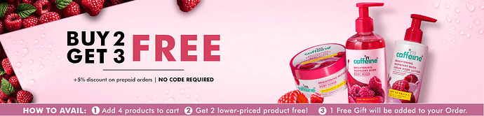 mCaffeine Buy 2 Get 2 Free Offer