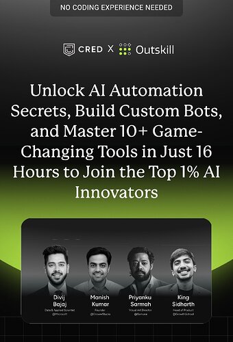 Outskill Offer Details