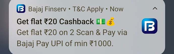 Bajaj Finserv Scan & Pay Offer
