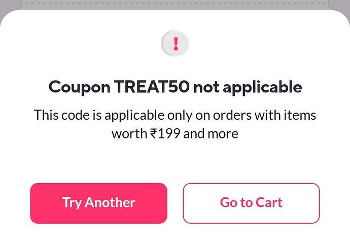 Zepto ₹50 Off Coupon