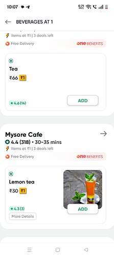 Swiggy Instamart Re 1 Beverage Offer Screenshot 3