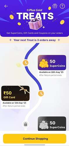 Flipkart Plus Gold Treats Offer