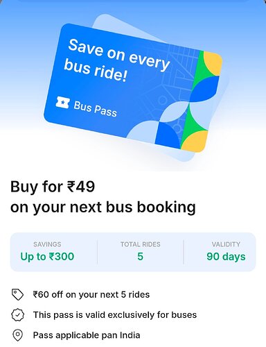 Flipkart Bus Pass Offer