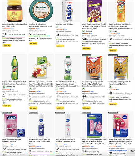 Amazon Fresh Screenshot