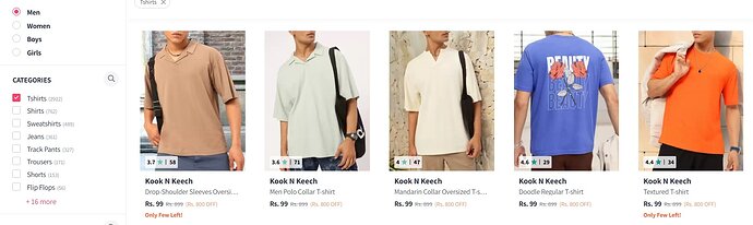 Kook N Keech T-Shirts Myntra Deal