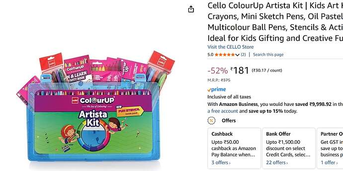 Cello ColourUp Artista Kit
