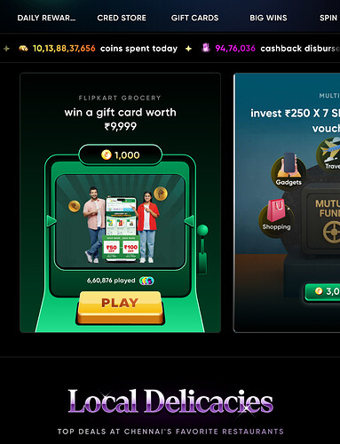 CRED Flipkart Groceries Offer Screenshot 1